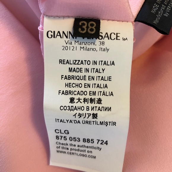 Gianni Versace Runway Dress 38 2 S/S 2015 look #13 - Picture 8 of 10